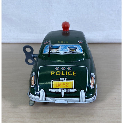 Vintage 1950s–60s Marx Dick Tracy Police Patrol Squad #1 Pressed Steel Toy Car