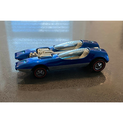 1969 Hot Wheels Splittin Image Blue Spectraflame Diecast Car Toy