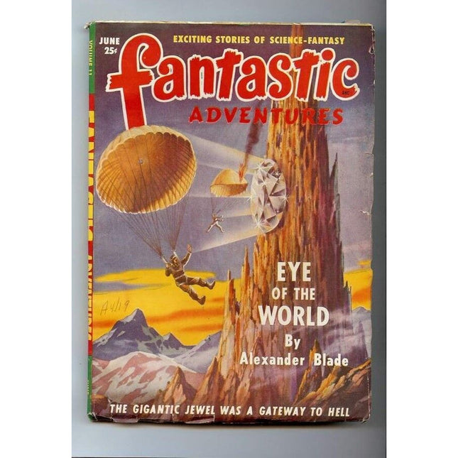 FANTASTIC ADVENTURES – June 1949 – Ziff-Davis – Pulp Magazine