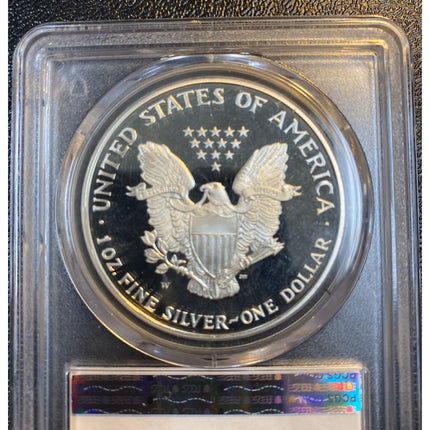 1995-W American Silver Eagle $1 PCGS PR68 DCAM – Key Date Proof Coin