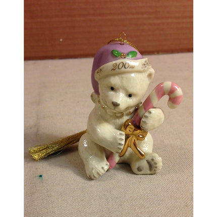 Lenox 2002 Annual Christmas Ornament – Arctic Holiday Friend w/ COA & Box