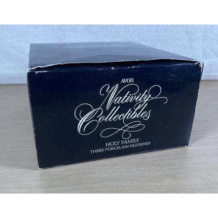 Avon Nativity “The Holy Family” Figurines – 1981 Porcelain – Original Box