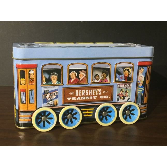 Hershey's Transit Co Wheeled Trolley Tin 2000 Vehicle Series Canister #2