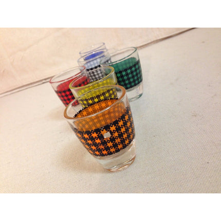 Mid-Century France Whiskey Decanter w/ 6 Shot Glasses