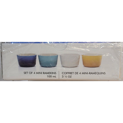 Set of 4 Le Creuset Mini Ramekins "Riviera Collection" 3.5 oz — Brand New in Box