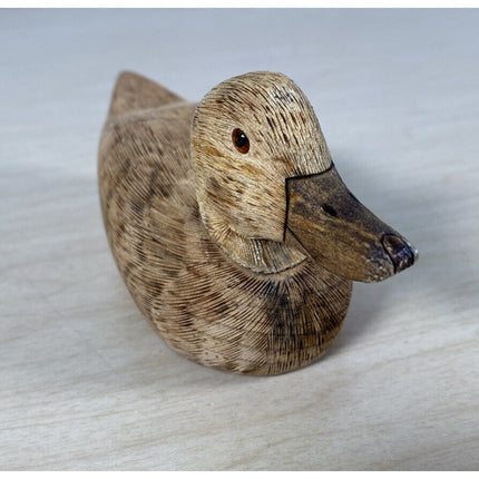 1984 Carl Geesey Handcarved Wooden Duck 6” Figurine