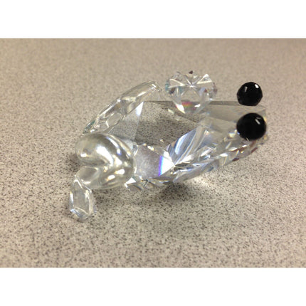 Swarovski Frog with Crown Crystal Figurine – Small Collectible Animal Figure