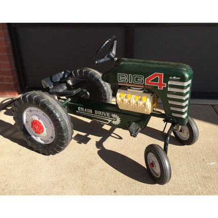 1970s AMF Big 4 #538 Chain Drive Pedal Tractor – Pressed Steel – Local Pickup!