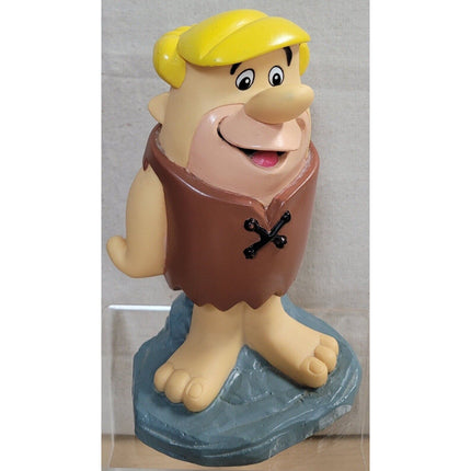 Lot of 4 Flintstones Plastic Still Banks (1994) – Fred, Barney Pebbles & Bam Bam