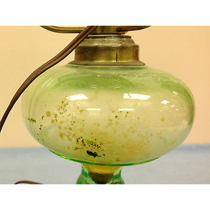 Vintage Green Parlor Lamp