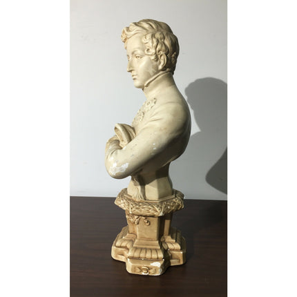 1940s ABCO Military Chalkware Figurine – Alexander Backer Co. 13" Vintage