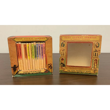 Tiny Animal Stories by Dorothy Kunhardt – 1948 Simon & Schuster – 12 Mini Books