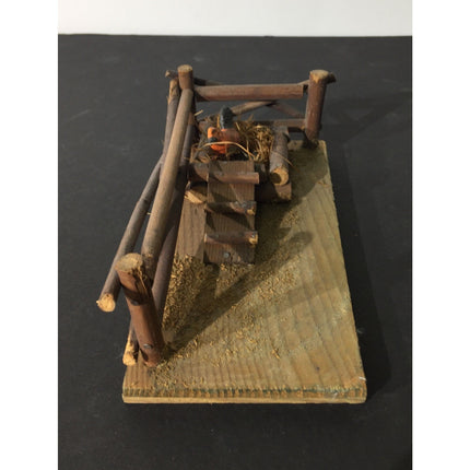 1920’s Vintage Farm Toy German Wooden Toy Chicken Coop