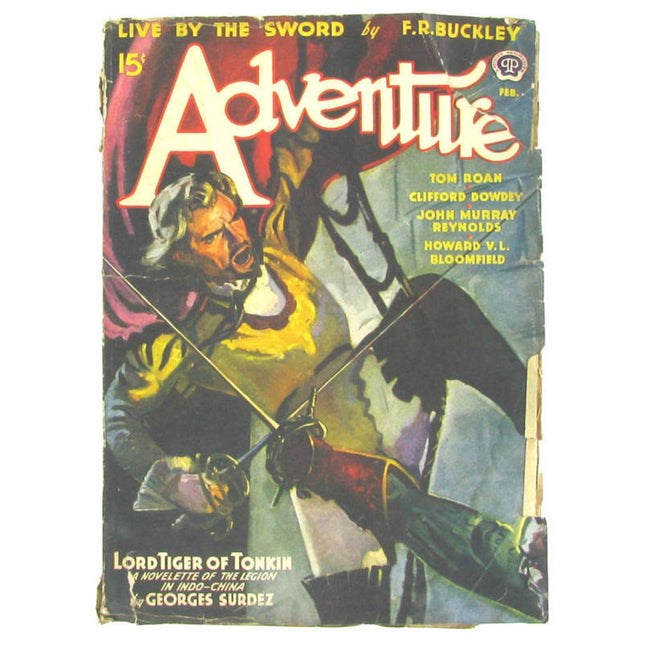 ADVENTURE – February 1942 – Popular Publications – Pulp Magazine