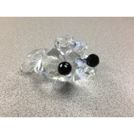 Swarovski Frog with Crown Crystal Figurine – Small Collectible Animal Figure