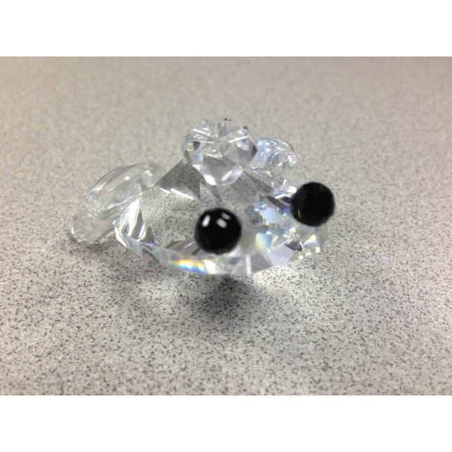 Swarovski Frog with Crown Crystal Figurine – Small Collectible Animal Figure