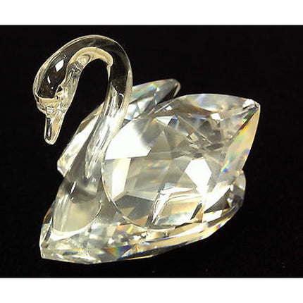 Swarovski Crystal Swan Display Decor with Original Box & COA