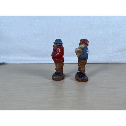 Syroco Hill-Billy’s Clem & Lem Musical Band Figures – 4.5" Vintage Pair