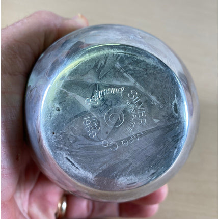 1968 Raimond Silverplate Owl Still Bank – 5 1/2" Tall – Vintage Coin Bank