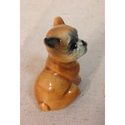 Vintage Goebel West Germany Sitting Puppy Figurine – 2.5" Ceramic Dog