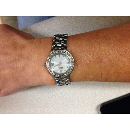Citizens Ladies Eco-Drive Stainless Steel Wristwatch