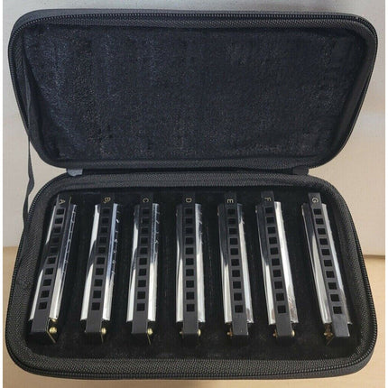 Hohner Blues Band 7-Piece Harmonica Set Model 1501/7
