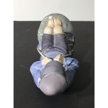 Royal Copenhagen Porcelain Figurine #905 “Whittling Boy” by Christian Thomsen