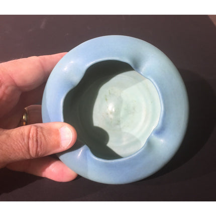 Van Briggle Pottery Bowl Vase – Bluish Green #20 Marking