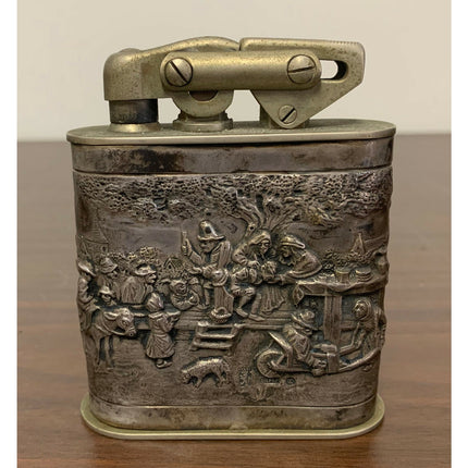 Vintage 1930s Sire Dorgento Sterling Lighter – Dutch Healing Scene
