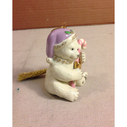 Lenox 2002 Annual Christmas Ornament – Arctic Holiday Friend w/ COA & Box