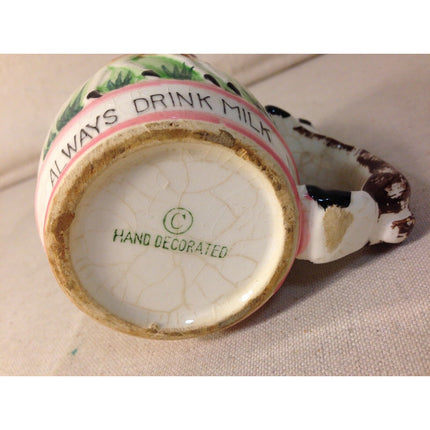Vintage “Always Drink Milk” Mugs – Set of 2