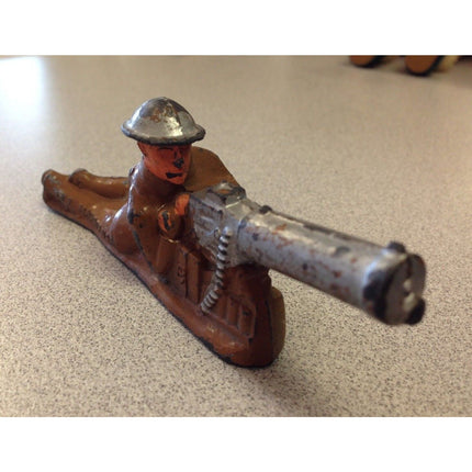Vintage Barclay Manoil US Army Lying Sniper Lead Toy Soldier Figure