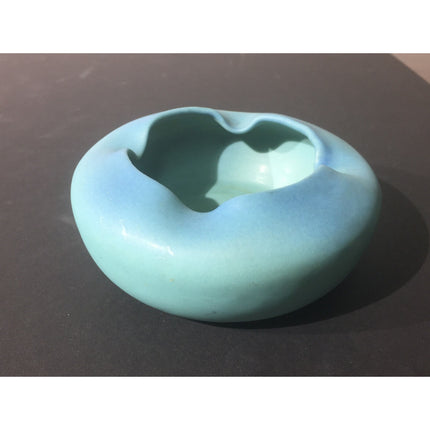 Van Briggle Pottery Bowl Vase – Bluish Green #20 Marking