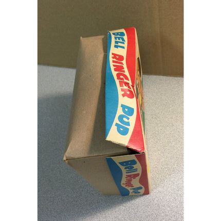 Vintage Japan Bell Ringer Pup Windup Toy 1950s–60s Working Tan & Gray